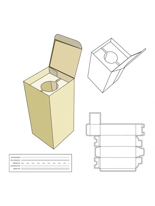 包裝盒刀模與泡梯設(shè)計(jì)素材分享
